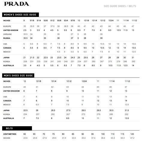 size conversions for prada womens clothes|Prada size chart for women.